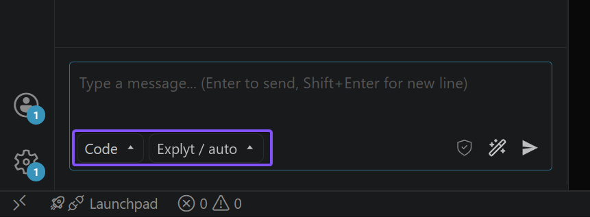 Kilo Code: choosing a model from the list