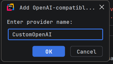 Adding an OpenAI-compatible provider