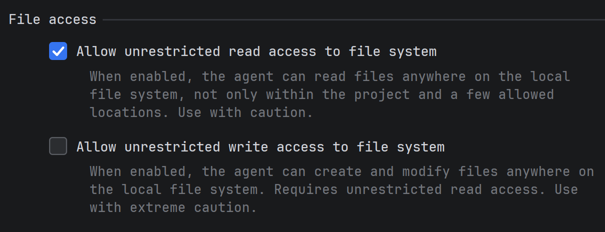 File access outside the project