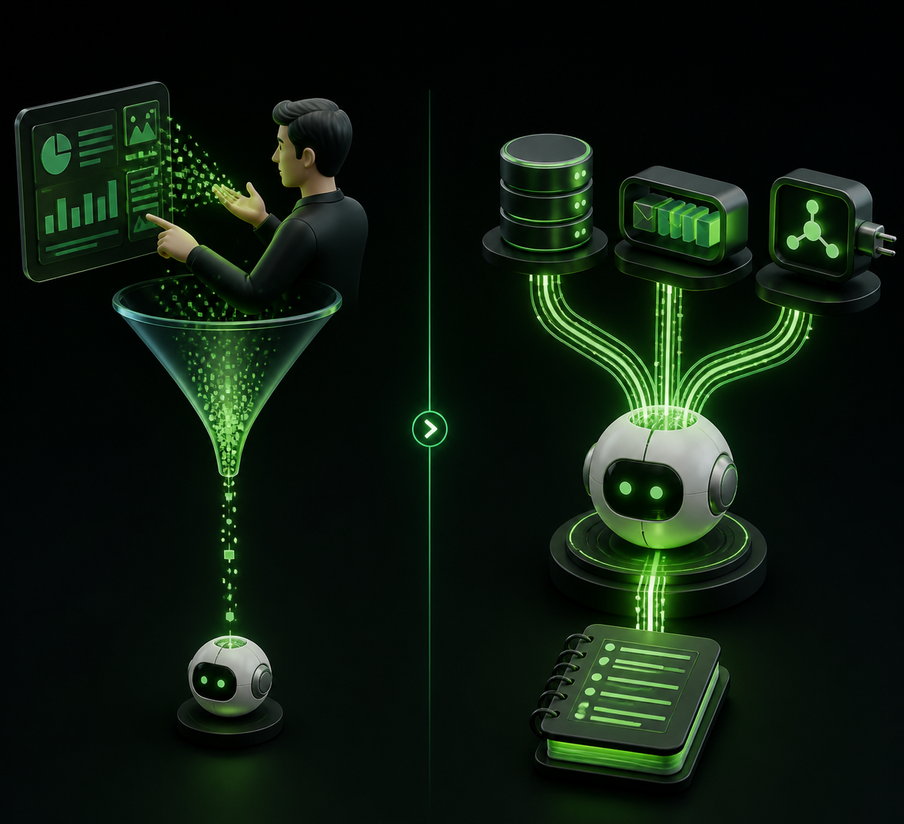 Why the agent needs access to the environment, not a human's retelling of it