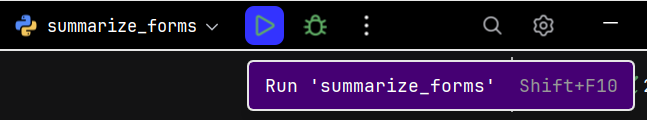 Run Configuration